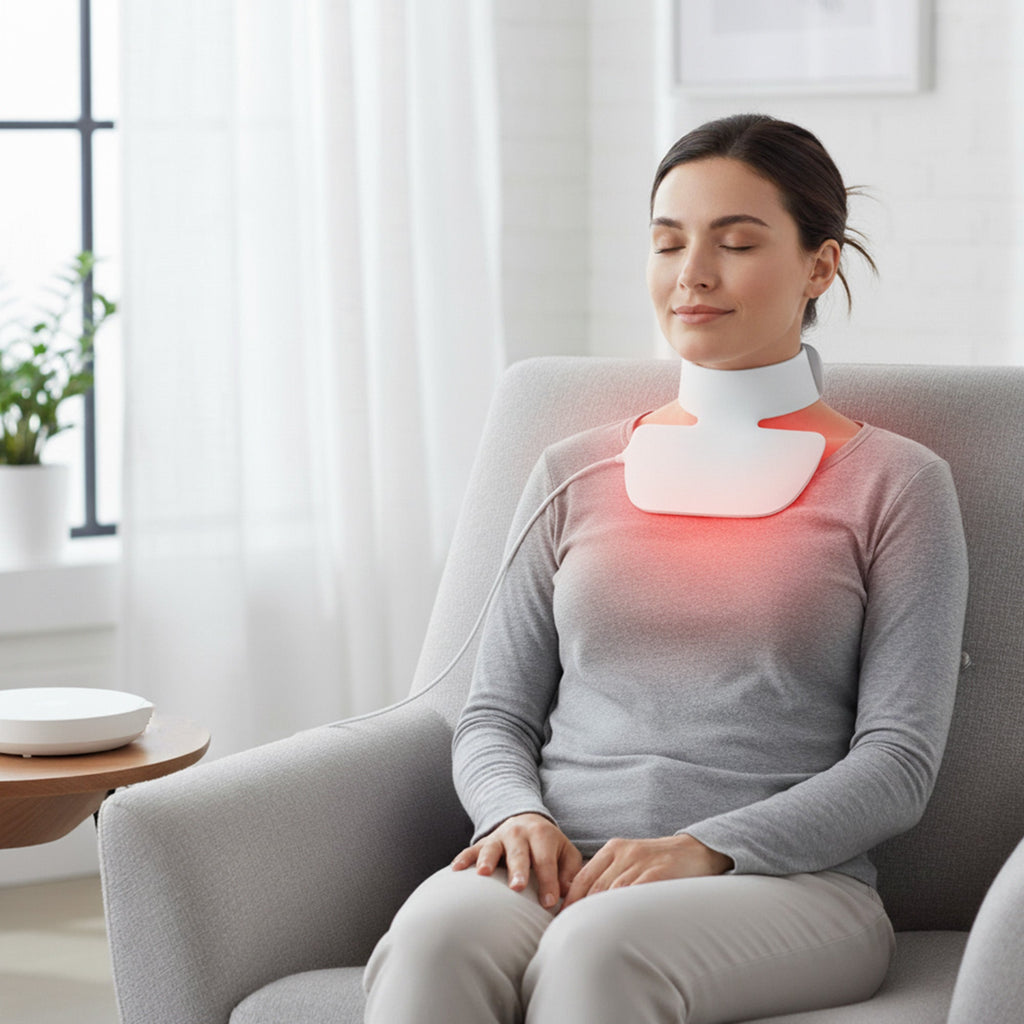 SaunaRidge LED Neck & Décolleté Plate