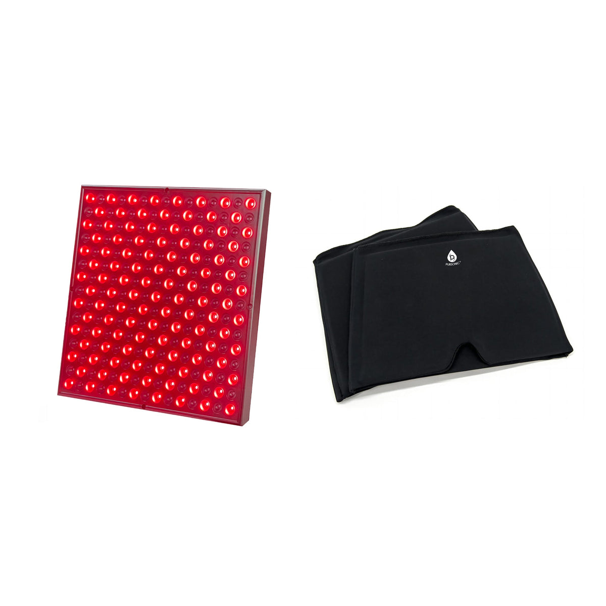 SaunaRidge Red Light Therapy Panel + Hot & Cold Recovery Wrap